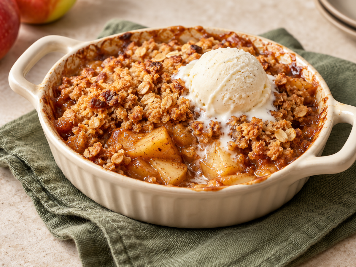 Air Fryer Apple Crisp