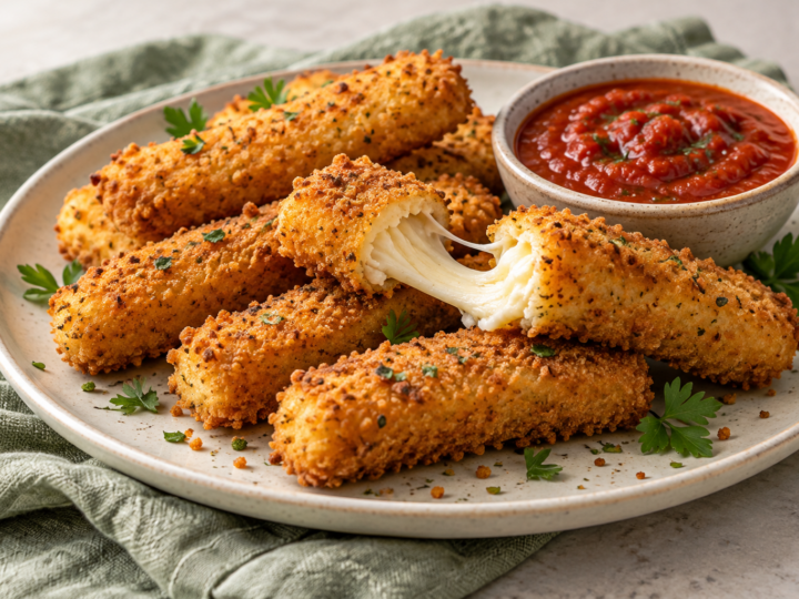 Air Fryer Frozen Mozzarella Sticks