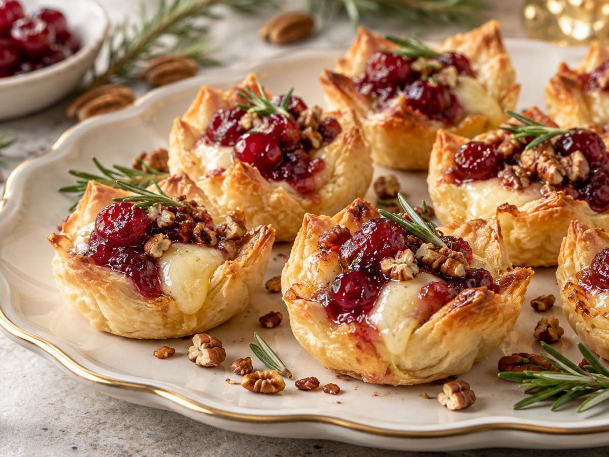Air Fryer Cranberry Brie Bites